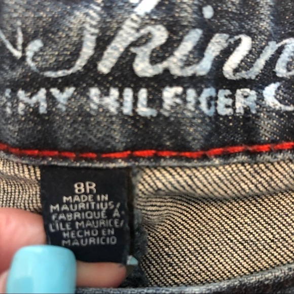Tommy Hilfiger Modern Skinny Dark Wash Straight Leg Jeans. Size 8‎ Regular. EUC. - Picture 4 of 12